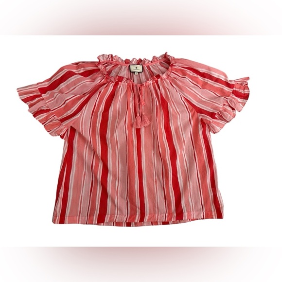 Tuckernuck Beach Midsummer Bloom Blanc Cassis Top Size Large - Picture 2 of 9